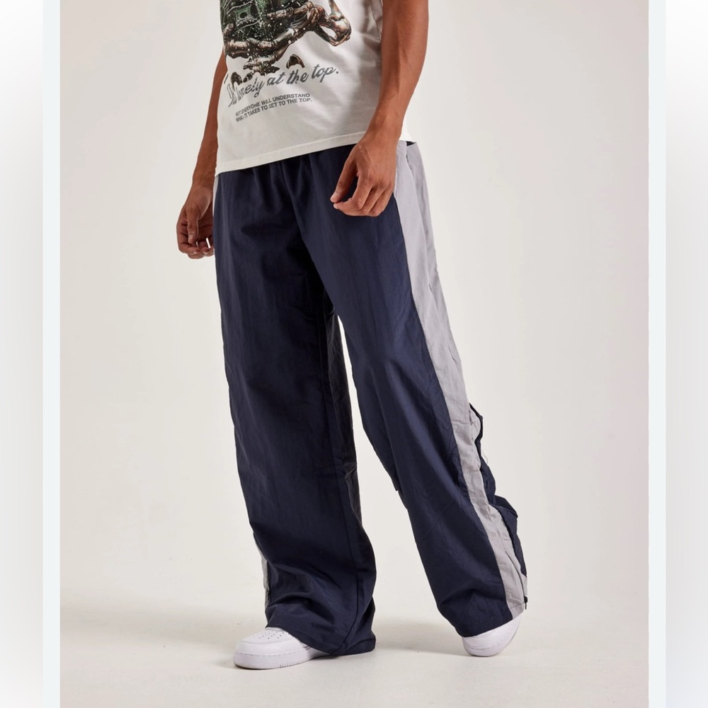 American Stitch Oversized‎ Windbreaker Nylon Baggy Pant NEW
